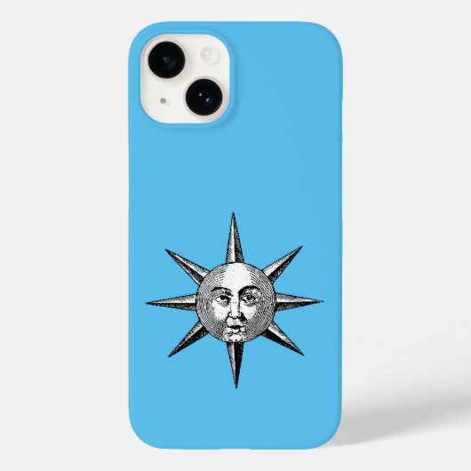 Renaissance Astronomie - Zon Gezicht Case-Mate iPhone Case (Achterkant)