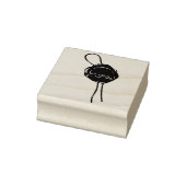 Renaissance bruiloft Initialen rood Rubberstempel (Stempel)