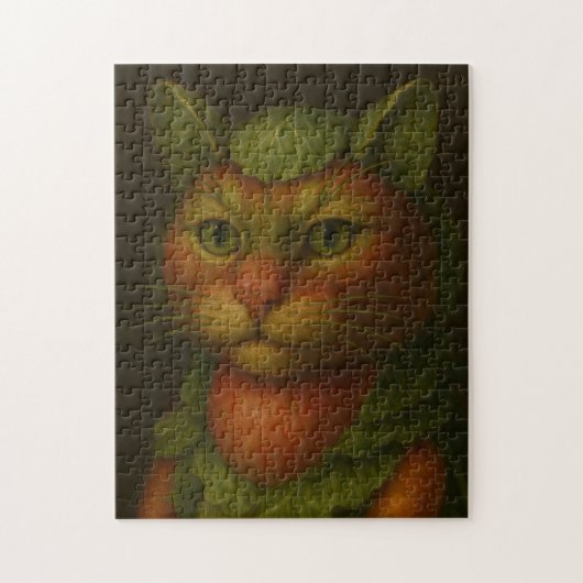 Renaissance Cat Portrait Legpuzzel (Verticaal)