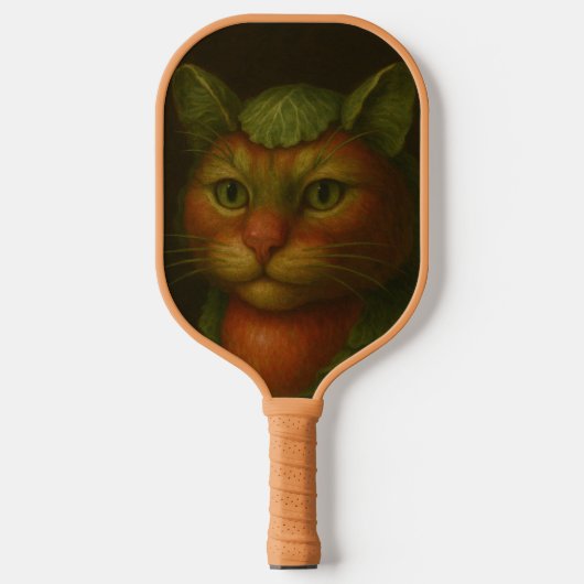 Renaissance Cat Portrait Pickleball Paddle (Voorkant)