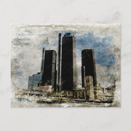  Renaissance Center Briefkaart (Voorkant)