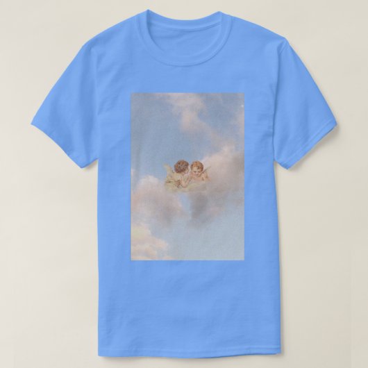 Renaissance Cloud Angels T-shirt (Design voorkant)