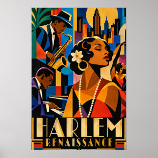 Renaissance de Harlem - Art déco de l'ère du Jazz