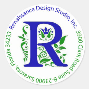 Renaissance Design Studio, Inc Étiquette de adres