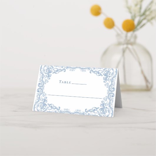 Renaissance  Dusty Blue Floral Wedding (Voorkant)