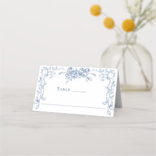 Renaissance Dusty Blue Floral Wedding