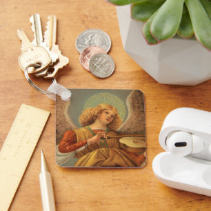 Renaissance engel die viool speelt Melozzo da Forl Sleutelhanger