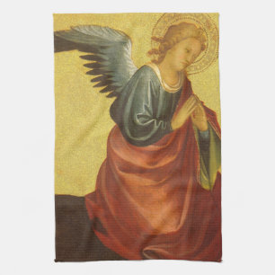 Renaissance engel door Master of the Bambino Vispo Theedoek