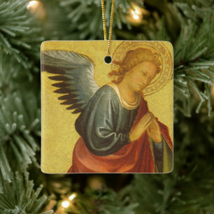 Renaissance engel door Meester van het Bambino Vis Keramisch Ornament