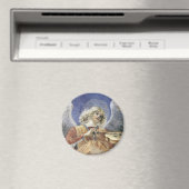 Renaissance Engel Ronde Magneet Melozzo da Forlì (Insitu (Vaatwasser))
