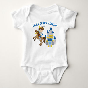 Renaissance Faire Knight Personalized Little Boy Romper