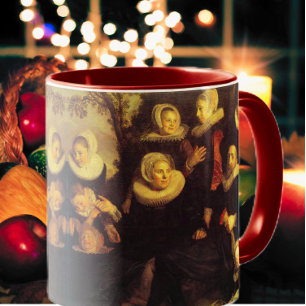 Renaissance familie reünie herfst portret schilder mok