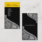 RENAISSANCE geel Visitekaartje (Voorkant / Achterkant)