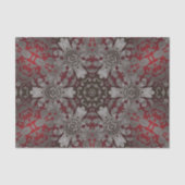 renaissance gothic metallic red en zwarte mandala tissuepapier (Voorkant)