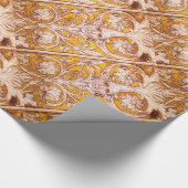 RENAISSANCE GROTESQUE FACE MET GOUDE WITTE VLOERIN CADEAUPAPIER (Hoek)