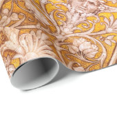 RENAISSANCE GROTESQUE FACE MET GOUDE WITTE VLOERIN CADEAUPAPIER (Rol Hoek)