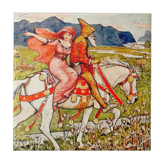 Renaissance Horse & Rider Tegeltje