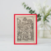 RENAISSANCE IMPRIMER LA CARTE DE NOËL DE NATIVITÉ (Debout devant)