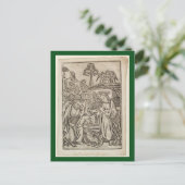 RENAISSANCE IMPRIMER LA CARTE DE NOËL DE NATIVITÉ (Debout devant)