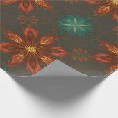 Renaissance-Inspired Christmas Floral Cadeaupapier (Hoek)