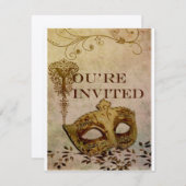 Renaissance Invitation Sepia (Devant / Derrière)