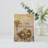 Renaissance Invitation Sepia (Debout devant)