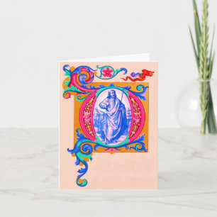 Renaissance Jesus Notitiekaartje