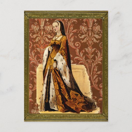 Renaissance Lady Briefkaart (Voorkant)