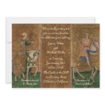 Renaissance Lady en Knight Wedding
