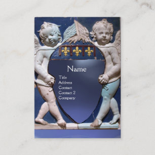 RENAISSANCE LITTLE ANGELS MONOGRAM Blauw Topaas Visitekaartje
