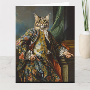 RENAISSANCE MAN CAT OVERGEPASTE BIRTHDAAGKAARTEN KAART