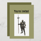 renaissance medieval Knight Kaart (Voorkant / Achterkant)