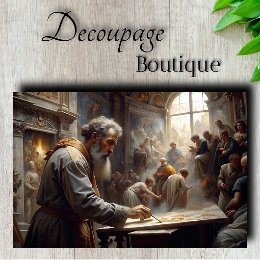 Renaissance Meester Decoupage Tissuepapier