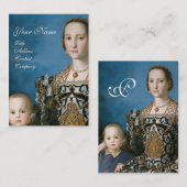 RENAISSANCE MODE JEWELRY COSTUME DESIGNER VISITEKAARTJE (Voorkant / Achterkant)