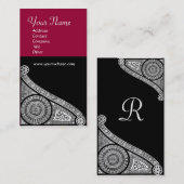 RENAISSANCE MONOGRAM 3 VISITEKAARTJE (Voorkant / Achterkant)