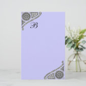 RENAISSANCE MONOGRAM Bac Turquoise Bleu Papeterie (Debout devant)