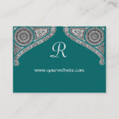 RENAISSANCE MONOGRAM VISITEKAARTJE (Achterkant)