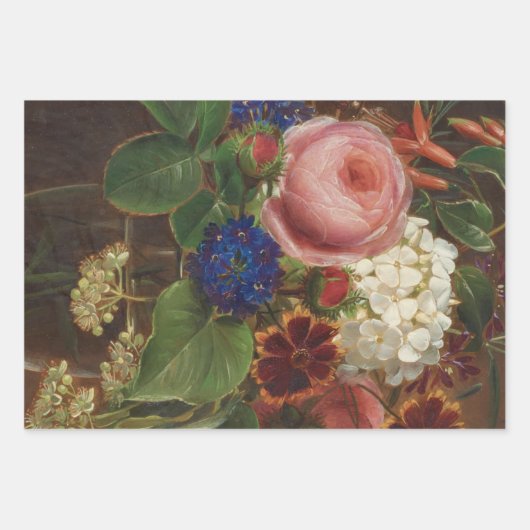 Renaissance Mood Dry Roos Petal Trio Inpakpapier Vel (Voorkant)