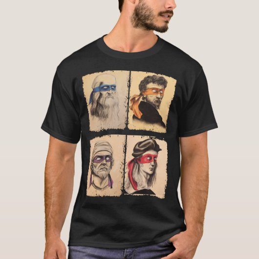 Renaissance Ninja Style Pop T-shirt (Voorkant)