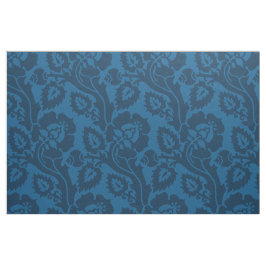 Renaissance Oblique Floral, Pruisesisch Blauw Stof