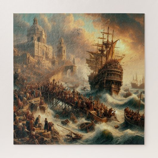 Renaissance olieverfschilderij legpuzzel (Verticaal)