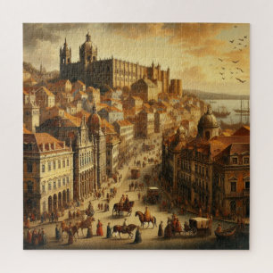 Renaissance olieverfschilderij legpuzzel