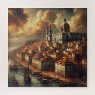 Renaissance olieverfschilderij legpuzzel