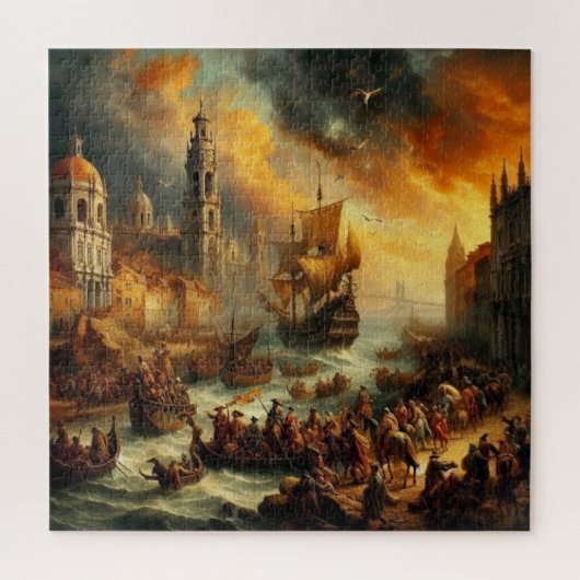 Renaissance olieverfschilderij legpuzzel (Verticaal)