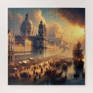 Renaissance olieverfschilderij legpuzzel