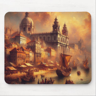 Renaissance olieverfschilderij muismat