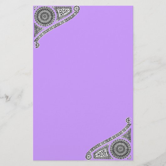 RENAISSANCE ,paars Briefpapier (Voorkant)