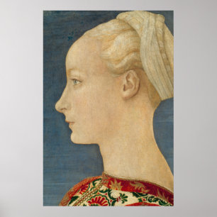 Renaissance portret van een Poster van een vrouw
