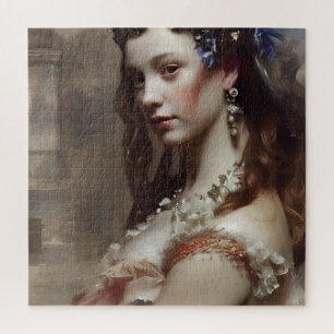 Renaissance Princess AI genereerde fantasiekunst Legpuzzel