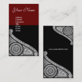 RENAISSANCE Red brown Visitekaartje (Voorkant / Achterkant)